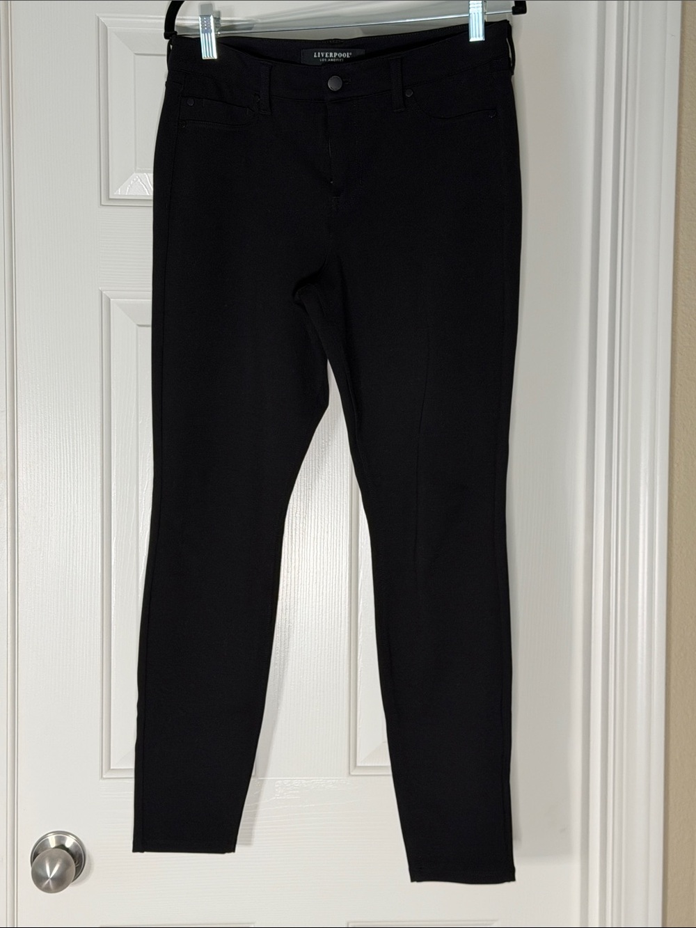 Liverpool Black Skinny Ponte Leggings